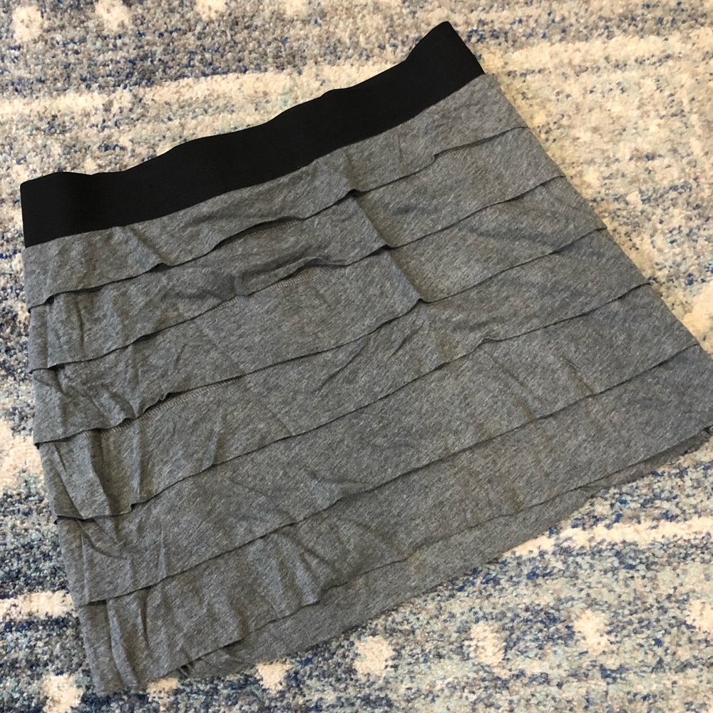 Express tiered mini skirt
